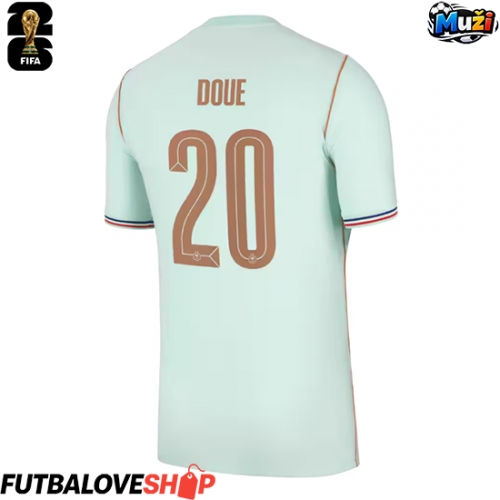 Dres Francúzsko Desire Doue #20 Preč MS 2026 Krátky Rukáv